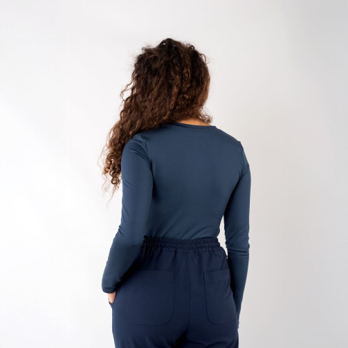 Dr Scrub Longsleeve Damski SkinTight™ V-neck Active Dry, scrubs