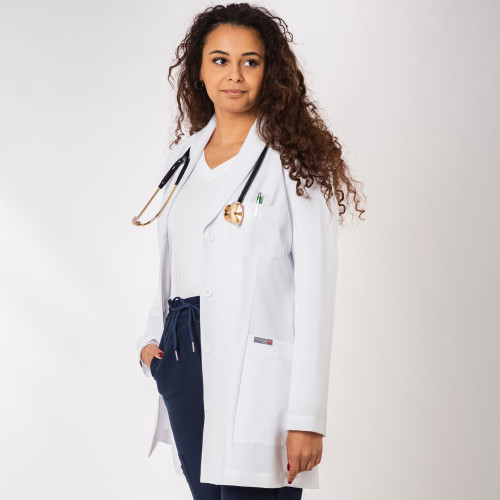 Dr Scrub Longsleeve Damski SkinTight™ V-neck Active Dry, scrubs