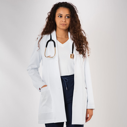 Dr Scrub Longsleeve Damski SkinTight™ V-neck Active Dry, scrubs