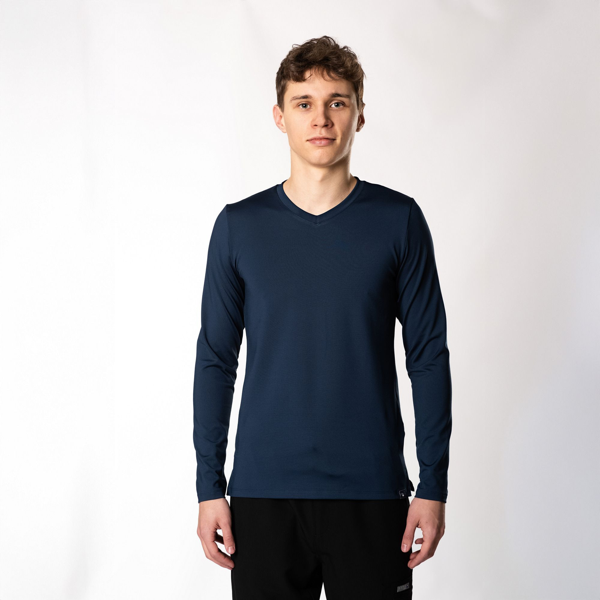 Dr Scrub Longsleeve Męski SkinTight™ V-neck Active Dry, scrubs