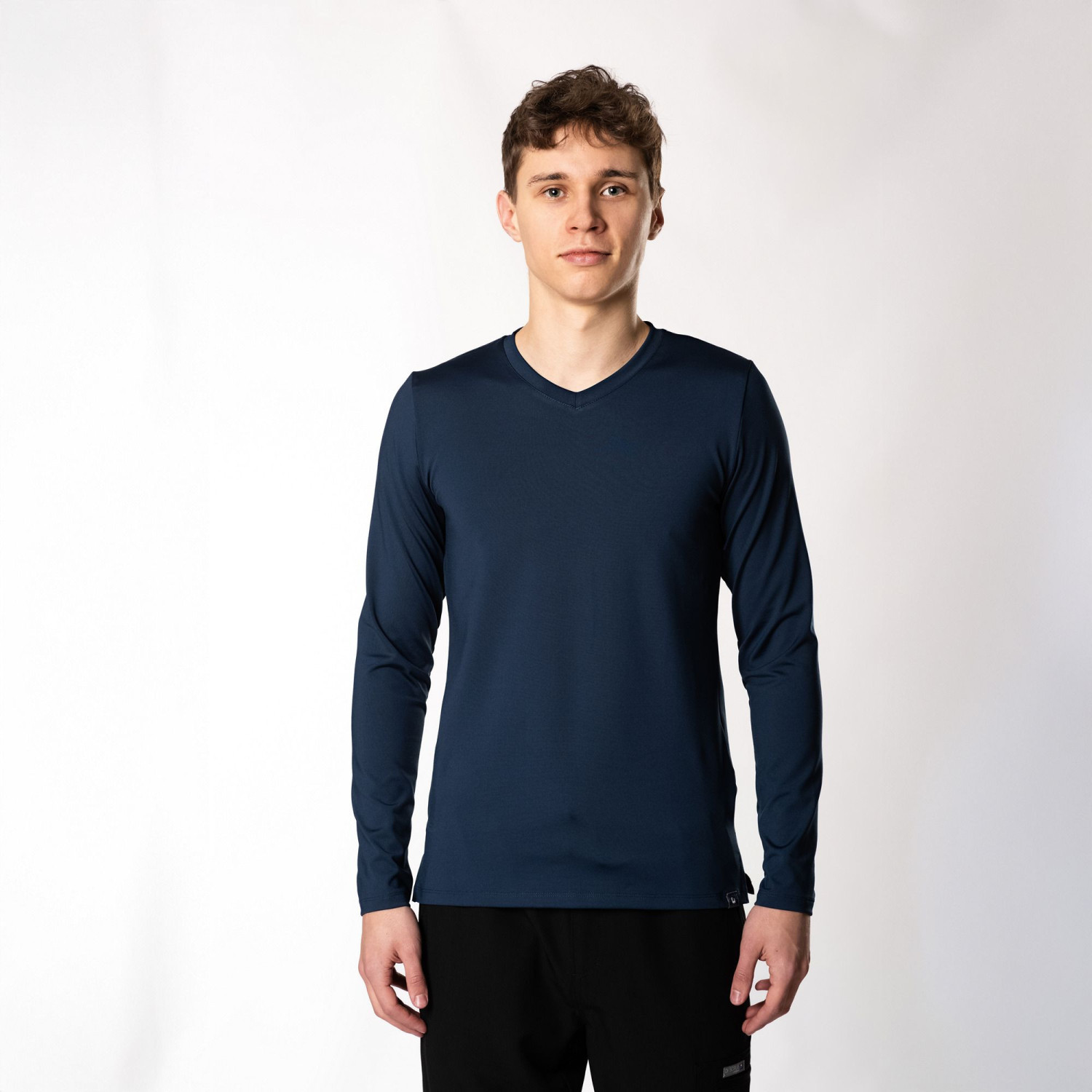 Dr Scrub Longsleeve Męski SkinTight™ V-neck Active Dry, scrubs