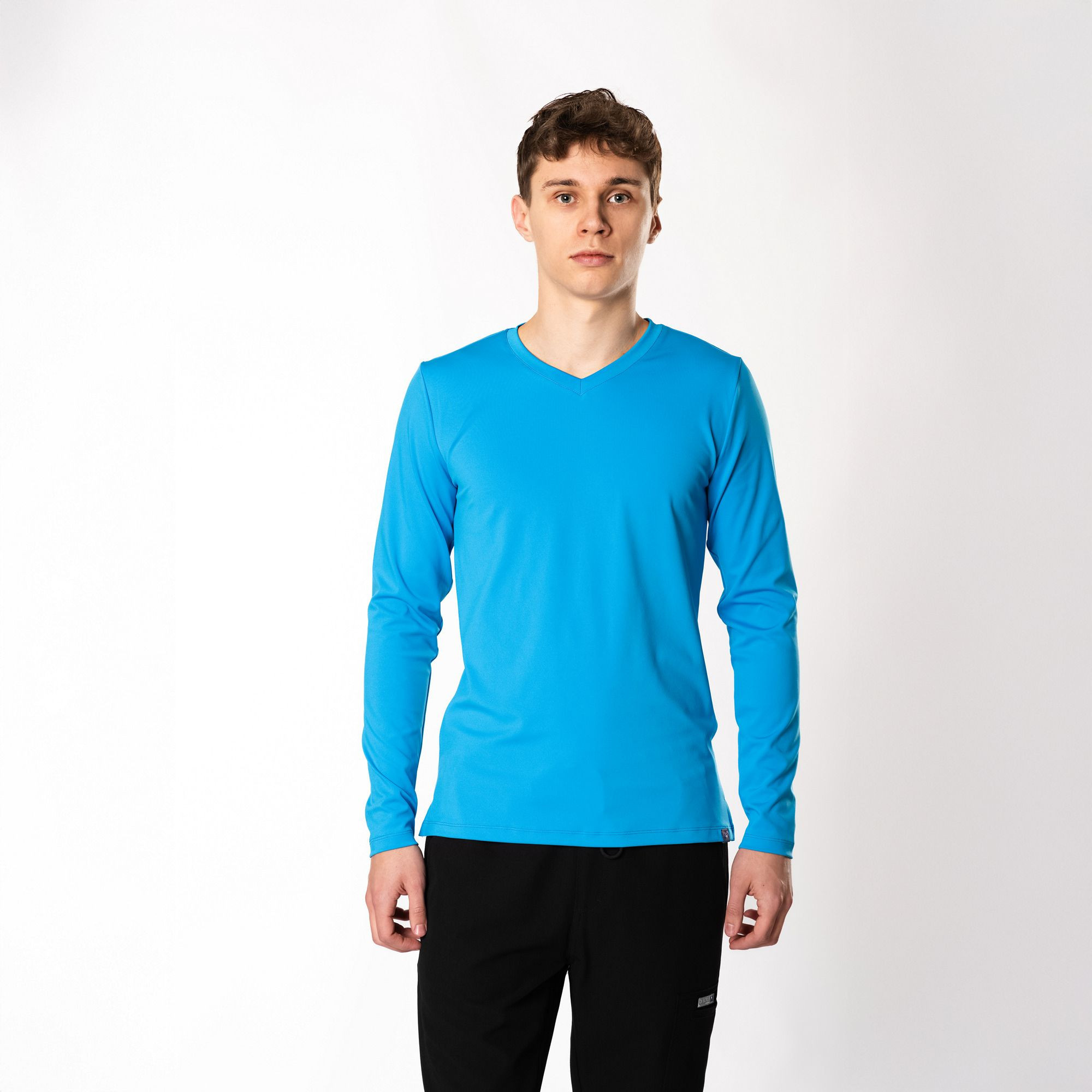 Dr Scrub Longsleeve Męski SkinTight™ V-neck Active Dry, scrubs