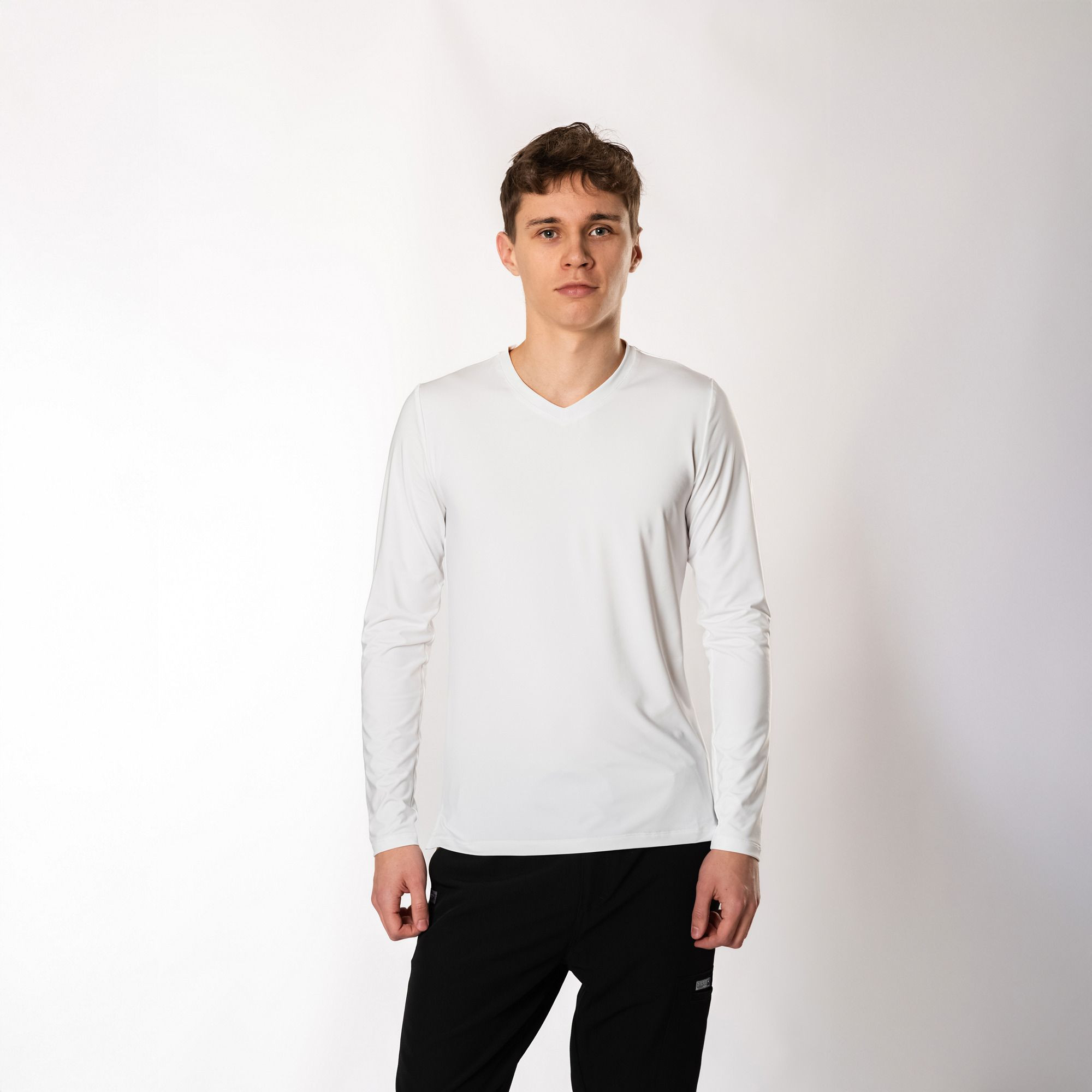 Dr Scrub Longsleeve Męski SkinTight™ V-neck Active Dry, scrubs
