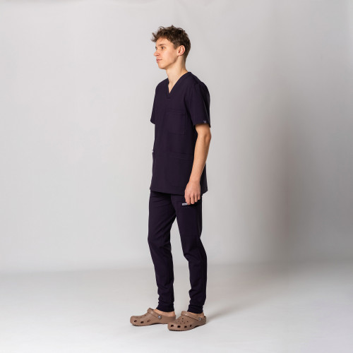 Dr Scrub Spodnie Medyczne Męskie Joggery Jersey, scrubs
