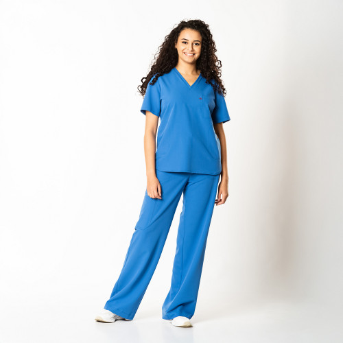 Spodnie medyczne damskie Wide Leg | Dr Scrub