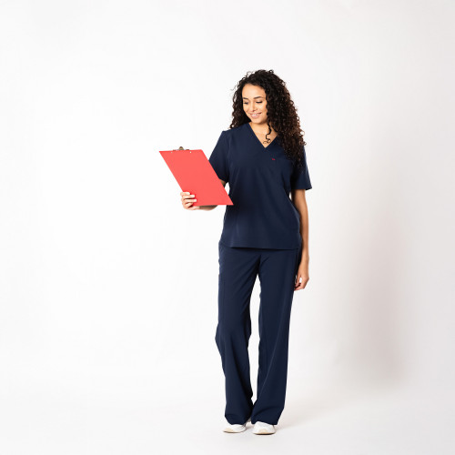 Spodnie medyczne damskie Wide Leg | Dr Scrub